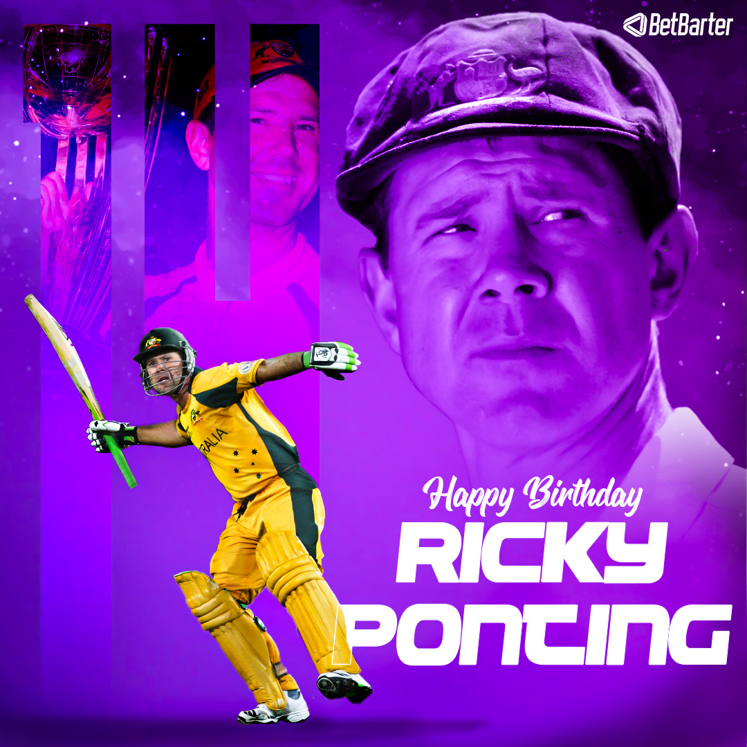 Happy Birthday to one of the best captains of all time, Ricky Ponting.   