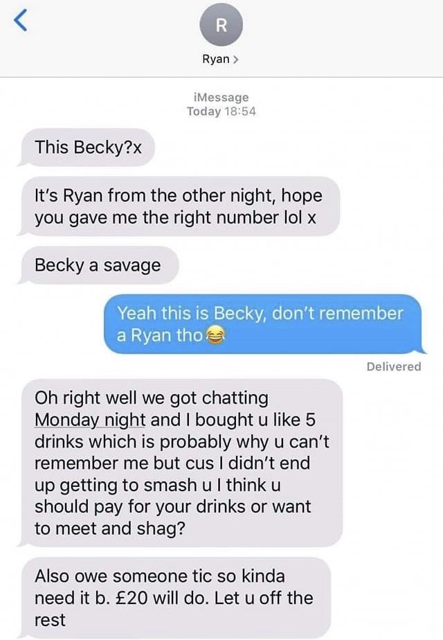 shottatexts's tweet image. Ryan’s had a shocker 🫣