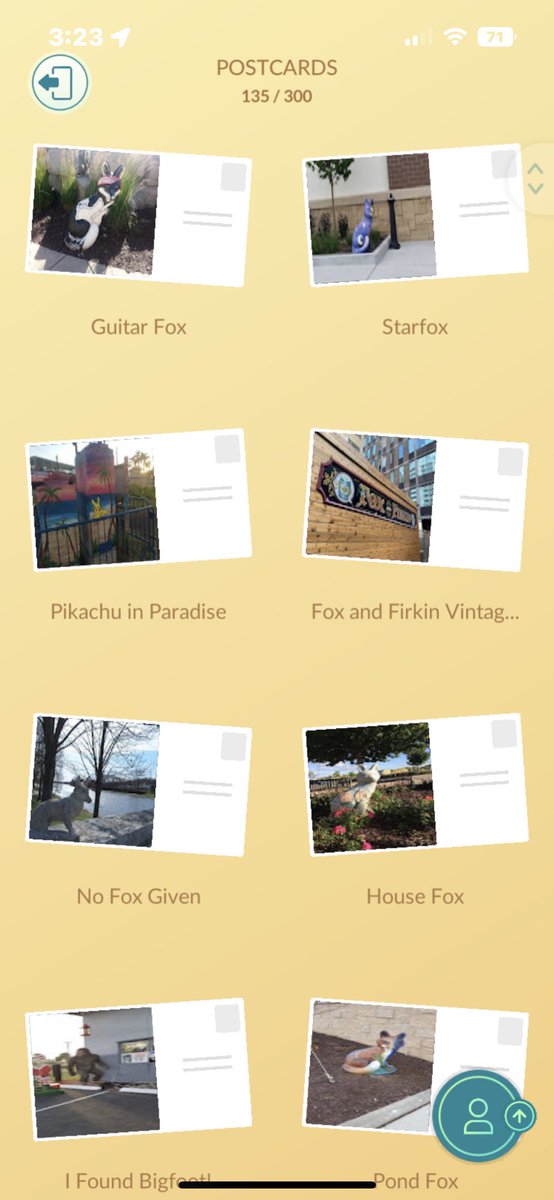 ETCeteraFox's tweet photo. It’s the little things that make a huge difference in this game..like fun postcards!! Thankyou to anyone who helped me gather Foxy themed cards over these years. The memories, experiences &amp; photos are all irreplaceable! 🦊💕🎁 Here is a tiny slice of it. #pokemongo #fox #postcard https://t.co/IQO2nxBDds