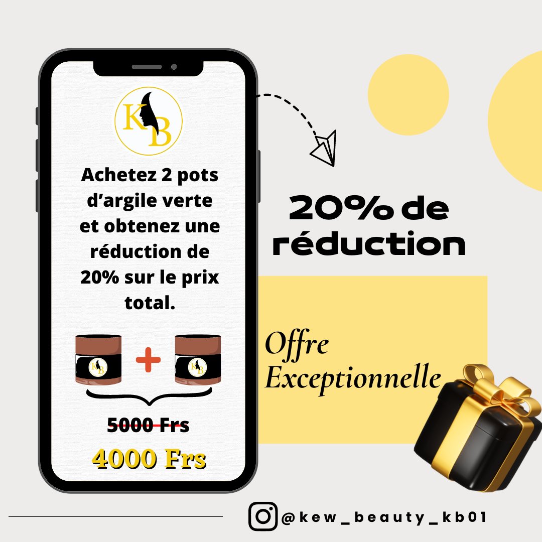 BeautyKew's tweet photo. Spécial Promo🤩🤩😘😘🥳🥳sur les pots d’argiles vertes 
@BeautyKew 
•
#argile #Senegal #Monde https://t.co/JZvY2069JA