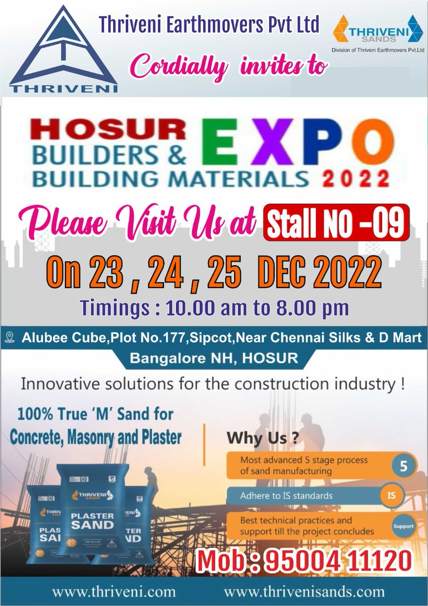 Thriveni Earthmovers (@thriveni_group) on Twitter photo 