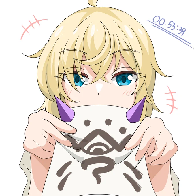 ありがとうございましたー!!!見事53分で完成しました疲その後の1分ホムホムで苦労が台無しに!?笑  