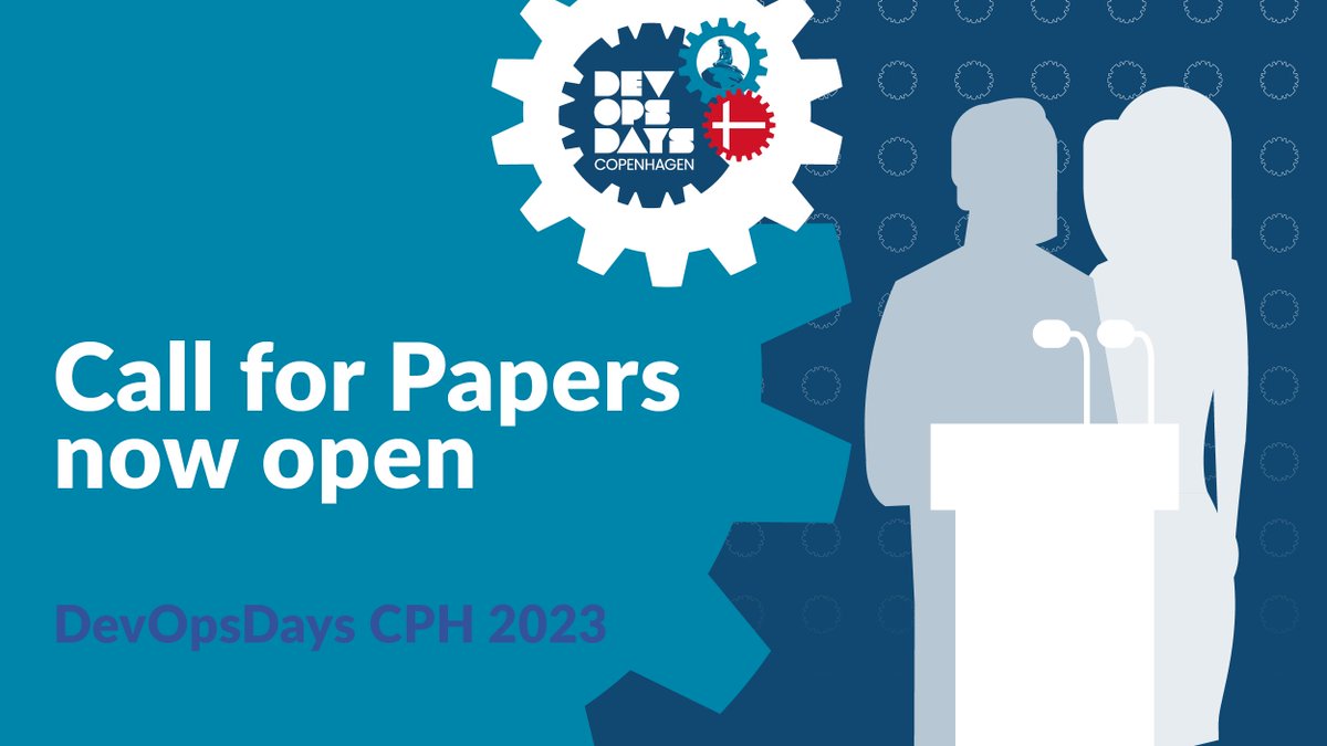 The CFP is open for #devopsdays 2023 in Copenhagen! 🇩🇰⚙️

We are looking for inspiring talks, whether you can teach about #cloudnative, #security, or something entirely different - We want to hear from you!🫵

Submit your proposal before January 14 here: bit.ly/devopsCFP