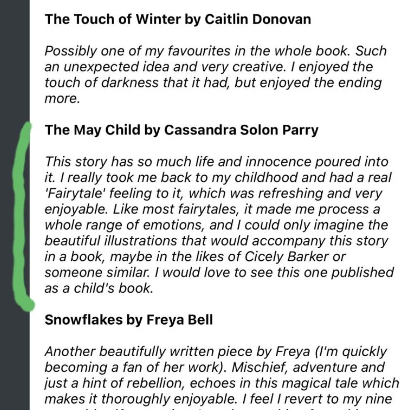 Moth_Rah's tweet image. Thrilled with the positive response to my story in the Seasons Unceasing anthology published by @Worldsmyths 

Available as a paperback or ebook here amzn.to/3HMbaor

#newwriting #fairytale