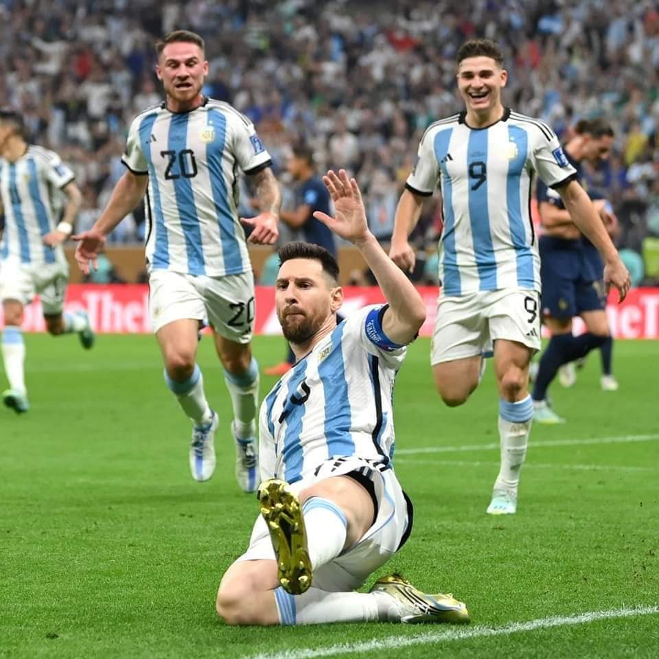 ganpatgaikwad9's tweet photo. Congratulations Argentina. You played like champions.

#fifaworldcup2022 #argentina #football #messi https://t.co/3dpDWBIdm8