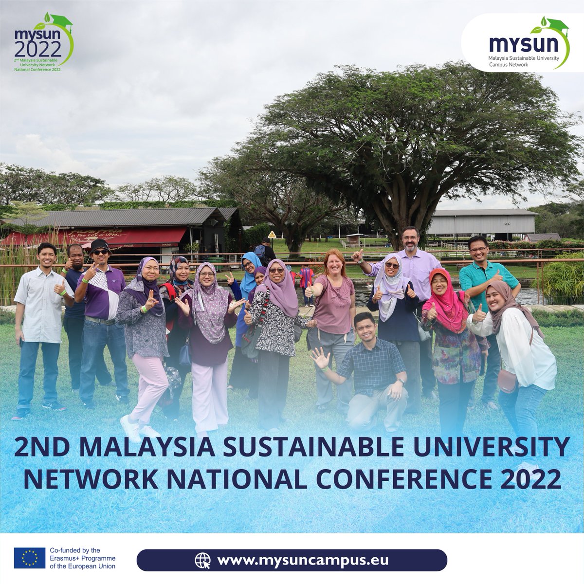 mysuncampus's tweet photo. DAY 4: 2nd Malaysia Sustainable University Network National Conference 2022

MYSUN Partners Networking Visit (The Acre by Farm Fresh)

#mysun2022 #MYSUNcampus #ErasmusPlusCBHE #ErasmusPlus #SustainableCampus https://t.co/SXzBhPtuo2