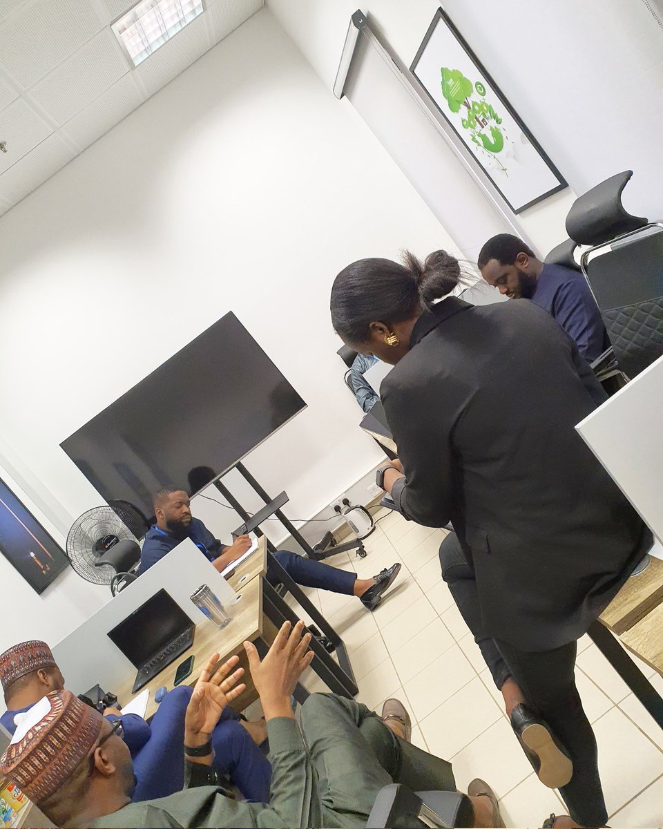 NigeriaETP's tweet photo. #BTS (Behind The Scenes) at the Energy Transition Office.
#NETPlan https://t.co/zAfa207xCS