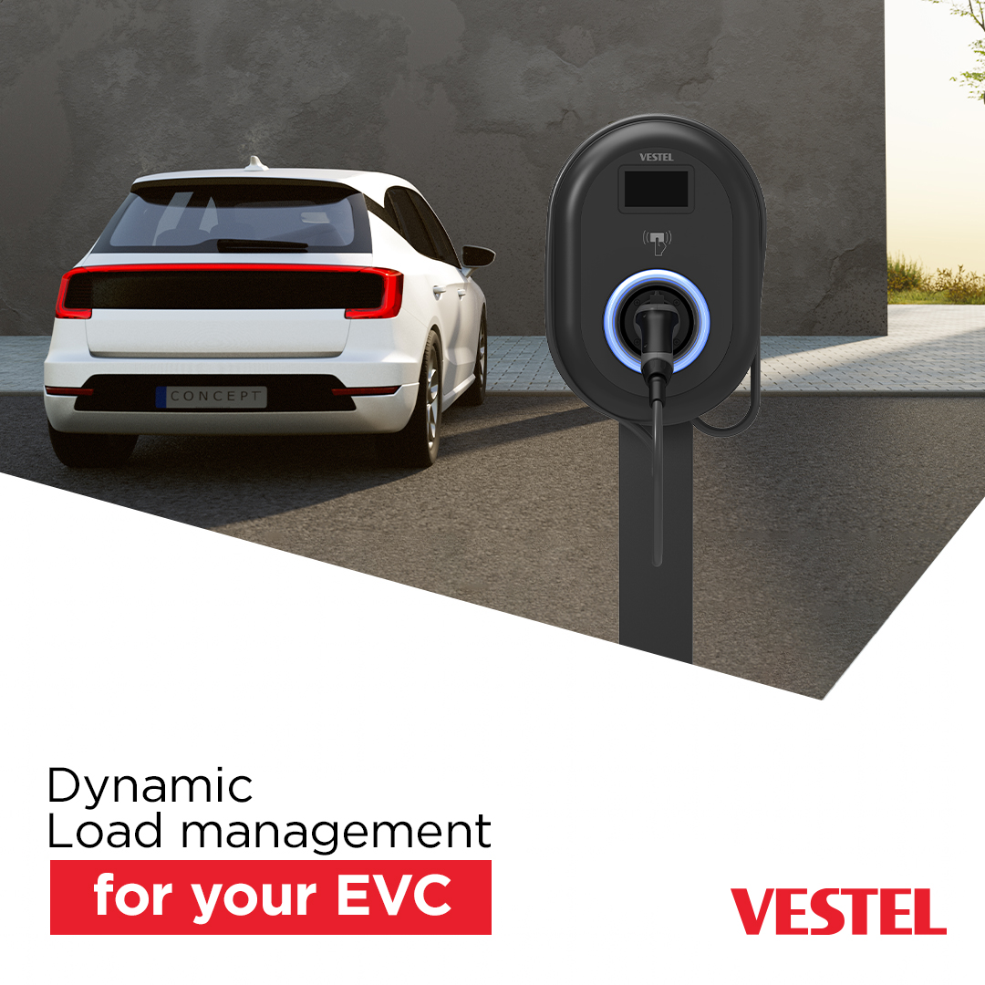 Thanks to a dedicated power optimizer option, our chargers can manage a power limit based on the available power. When household appliances consume more power, the charger consumes less and does not overload the main switch.

#vestel #Vestelinternational #EVC04 #ACcharger