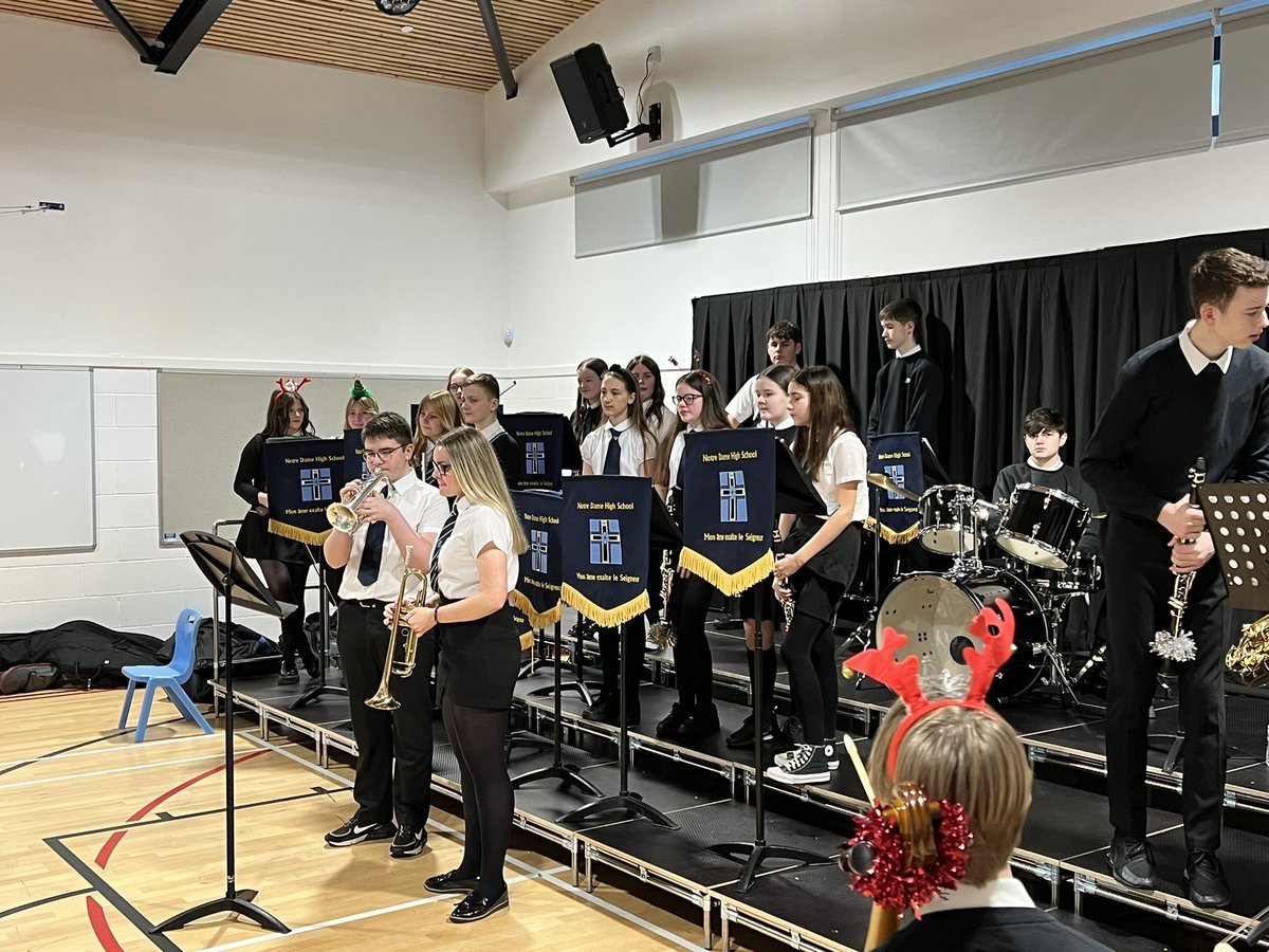 ndhsmusicdept's tweet photo. What a great start to our primary school tour @StMarysPS14 https://t.co/Z8yEJtPxts