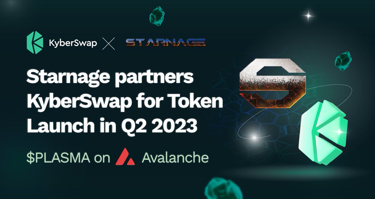 Game on! #Kyberswap is geared up to partner with <a href="/PlayStarnage/">Starnage 🔺</a>! 💫

Starnage warriors will soon be able to get $PLASMA at the best rates exclusively on kyberswap.com!

Coming soon in Q2 2023…