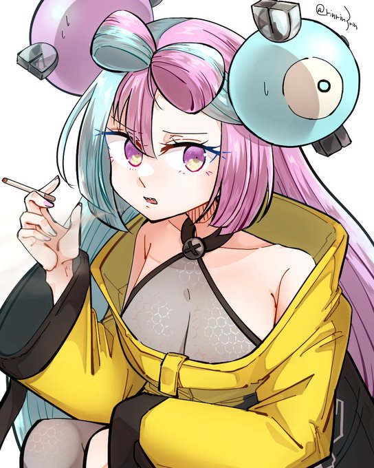 ジム裏で煙草休憩するやさぐれナンジャモちゃん概念 