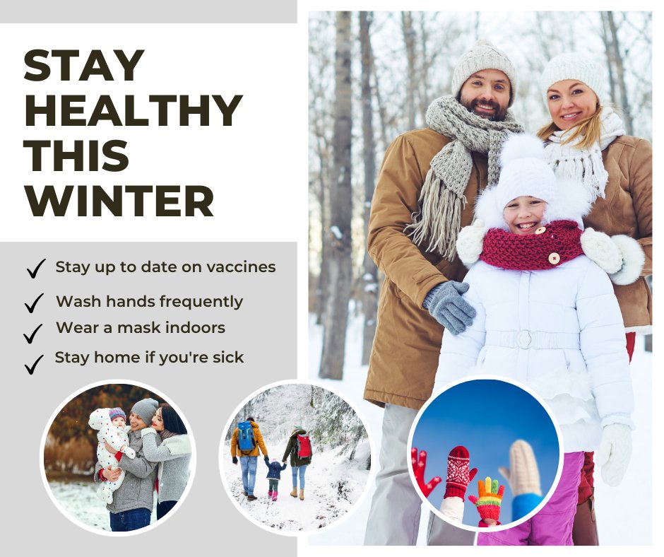 Infection rates are up for flu, Covid and RSV! Here are some tips for keeping safe.