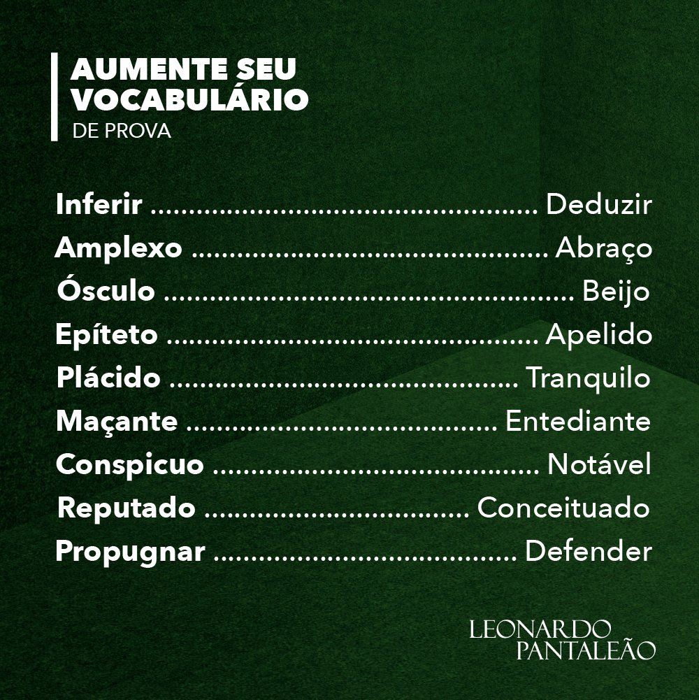 Para relembrar depois 😉 salva ai!
.
.
Fonte: <a href="/fonte_dodireito/">Prof. Ataíde Campidelli</a>

#direitopenal #direito #dicasdireito #vocabulário