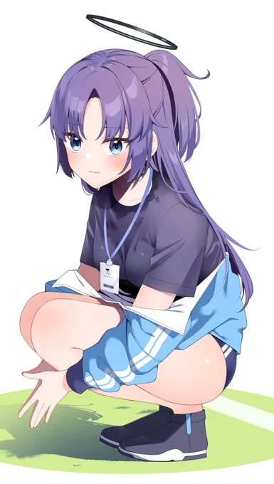 先生…あまりこっち見ないでください…#ブルアカ 