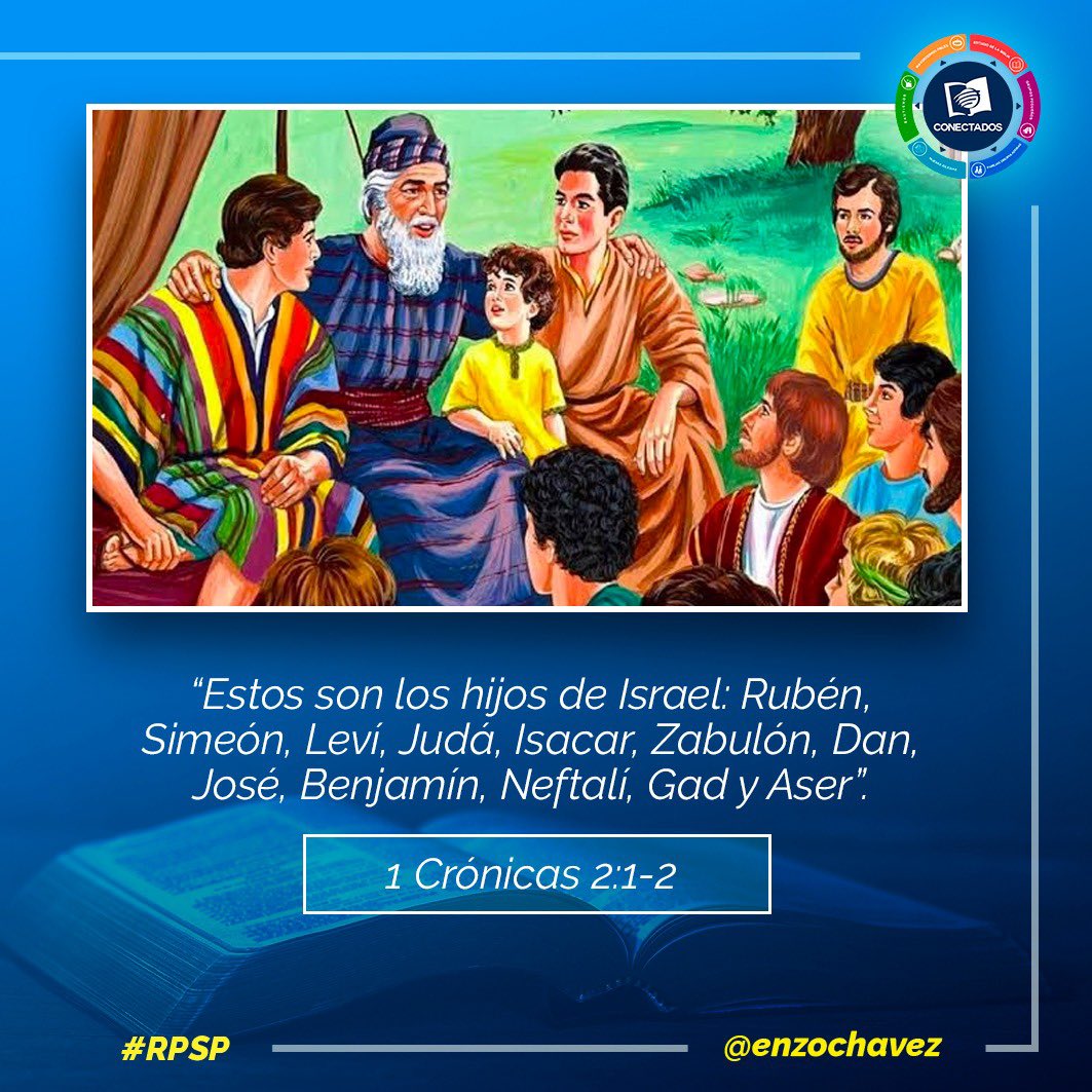 1 Crónicas 2 
La genealogía de Israel y Judá nos muestra la preocupación de Dios por la familia. Una mirada al pasado nos ayuda a rastrear la vida, fidelidad, decisiones de los hombres de la Bíblia. Aquellos que hicieron de Dios el centro de su adoración, prosperaron.
#rpsp