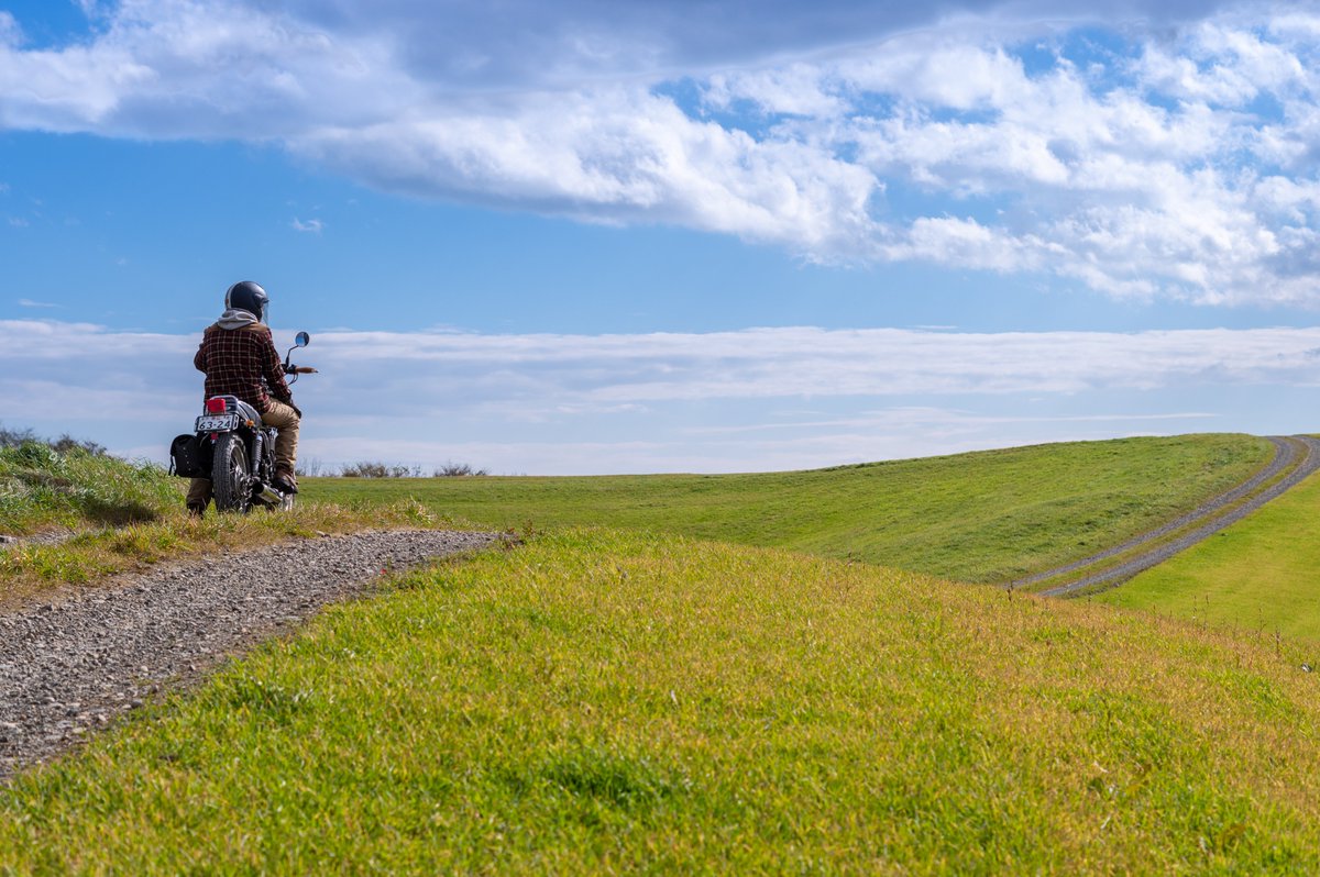 #ツーリングマップル2023読者投稿
北海道　十勝。草原の道。