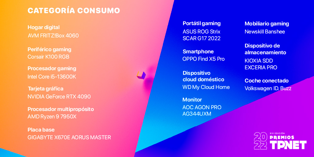 MuyComputerPRO's tweet photo. Aquí te compartimos la lista de los ganadores de los mejores productos y servicios tecnológicos del 2022. (4/4) #PREMIOSTPNET2022 #MUYCOMPUTER #MCPRO #MUYCANAL #MUYPYMES https://t.co/dyLnJ3TVkt