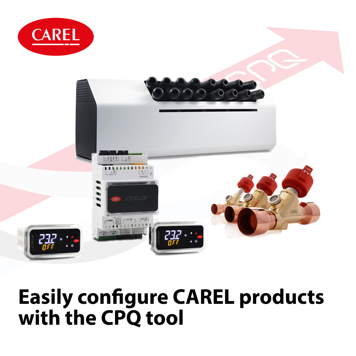 CAREL_group's tweet photo. On the CPQ tool you can configure our #HumidificationSystems, #ElectronicExpansionValves and many other products.
We constantly update our online tool and soon you will be able to select and configure µChiller, too! Register for free: https://t.co/CO571FpXoV
#HVACR #humidifier https://t.co/twkQ1g2Hr3