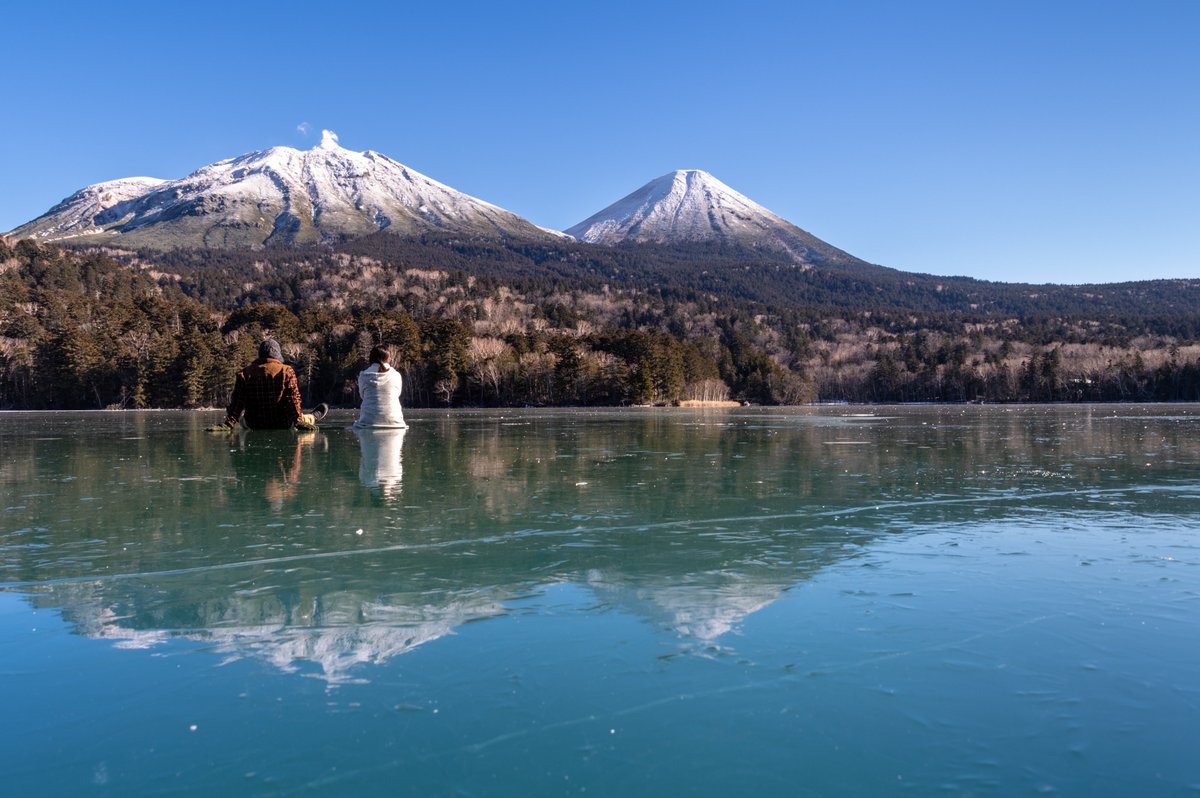 #ツーリングマップル2023読者投稿 
北海道　オンネトー。バイクではありませんが、この景色は.....。