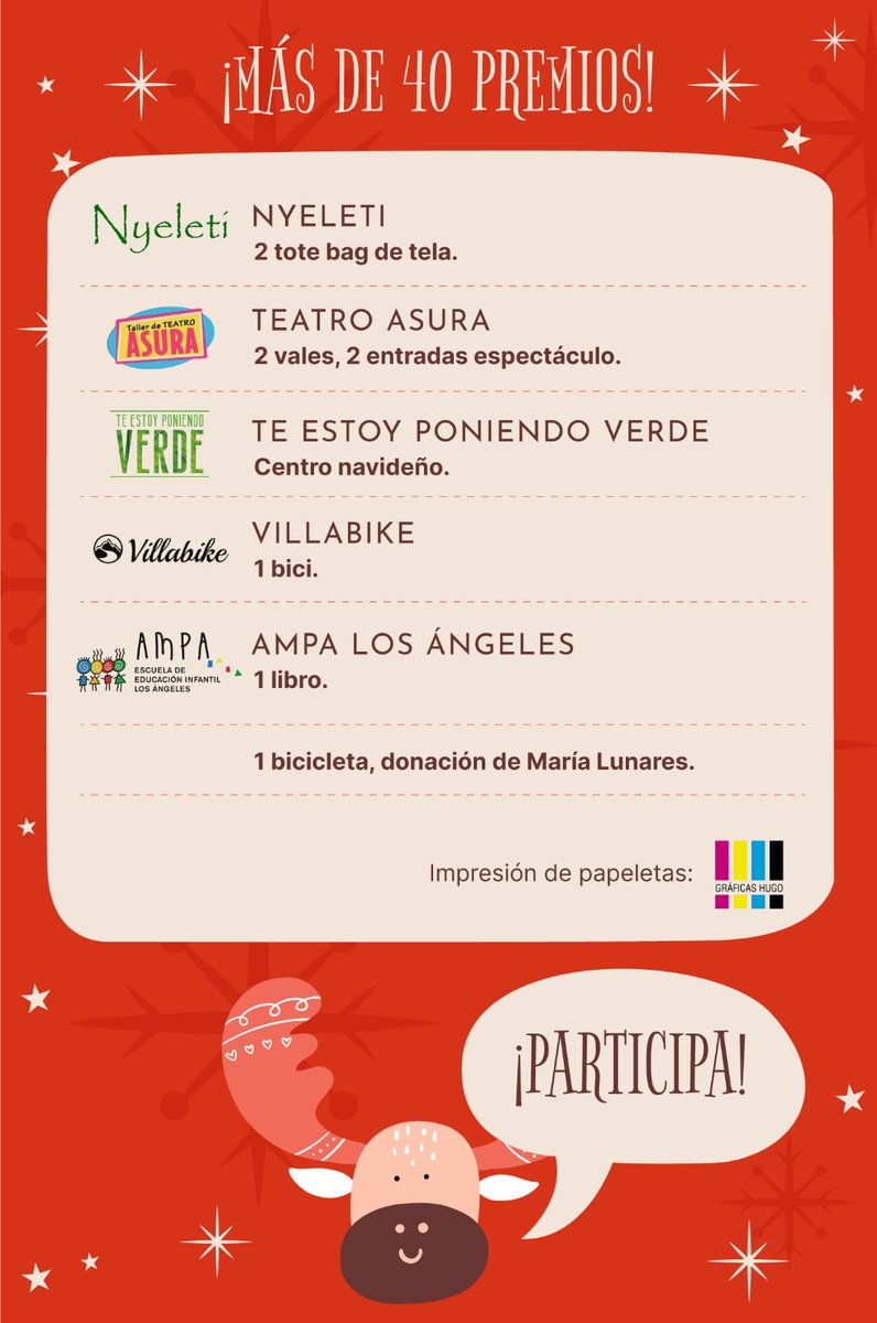 AFAlosangeles's tweet photo. Queremos dar las gracias a todos los comercios y negocios de #Tetuán que colaboran para que nuestra rifa sea posible otro año más.

Tejiendo barrio. https://t.co/bPft9r5W3C