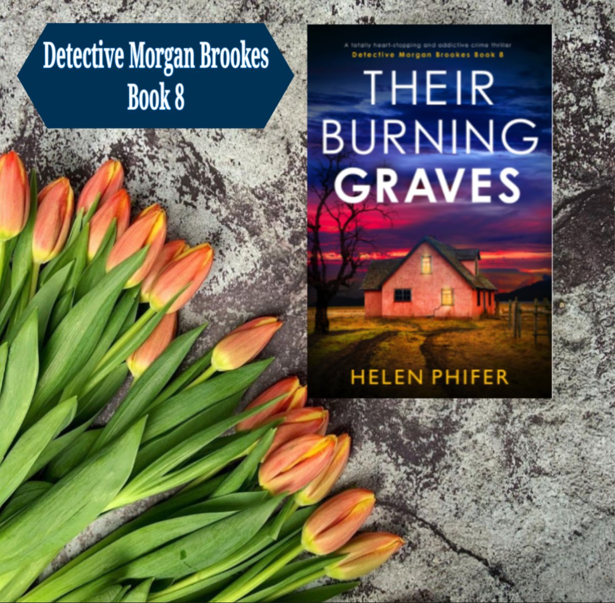 SandvigJonann's tweet photo. #TheirBurningGraves is a great book. I rarely find an author who can scare me and send shivers down my spine, but Helen Phifer is a master of searing atmospheric plots. I read everything she writes. Detective Morgan Brookes series book 8 can be read individually. https://t.co/smJtX9Q9Gp
