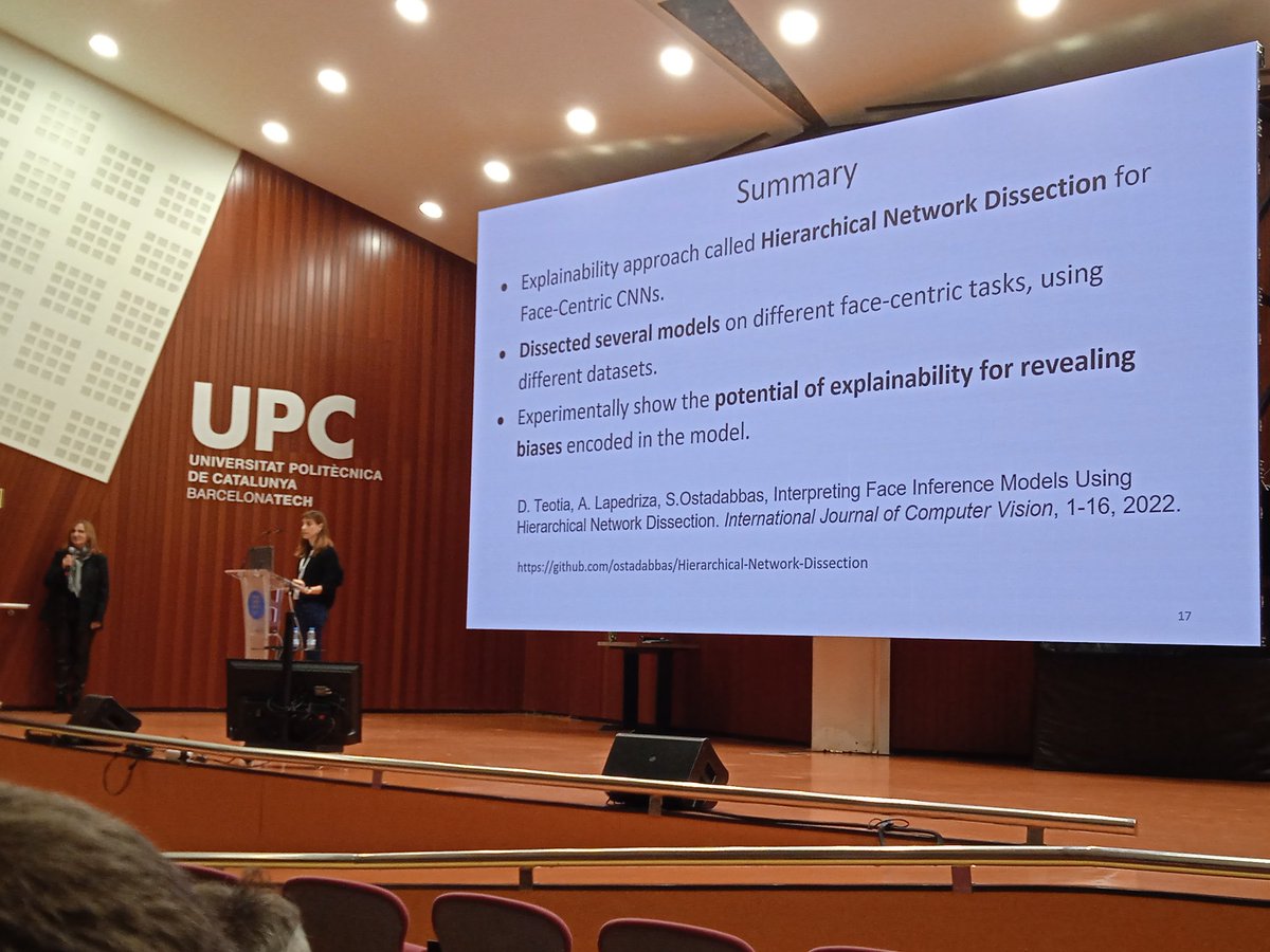 CVC_UAB's tweet photo. Right after the @lealtaixe (@nvidia, @TU_Muenchen & #CVC Scientific Advisory Board) insightful keynote, session 1 took place in the plenary room. There, our #CVCresearcher @radevap was the chair & @AgataLapedriza, #CVCalumni presented an oral.
#DLBCN https://t.co/Je72lzEtxB