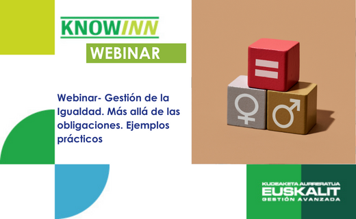 EUSKALIT's tweet photo. 📢 Ya está disponible el webinar de KnowInn 'Gestión de la igualdad: Más allá de las obligaciones'  de EUSKALIT. Una oportunidad para conocer ejemplos de buenas prácticas en esta materia.
🎦 Puedes verlo en el siguiente enlace⤵️

👉 https://t.co/ECy7raDIVx

#Igualdad #KnowInn https://t.co/Yvb8b7bSmX
