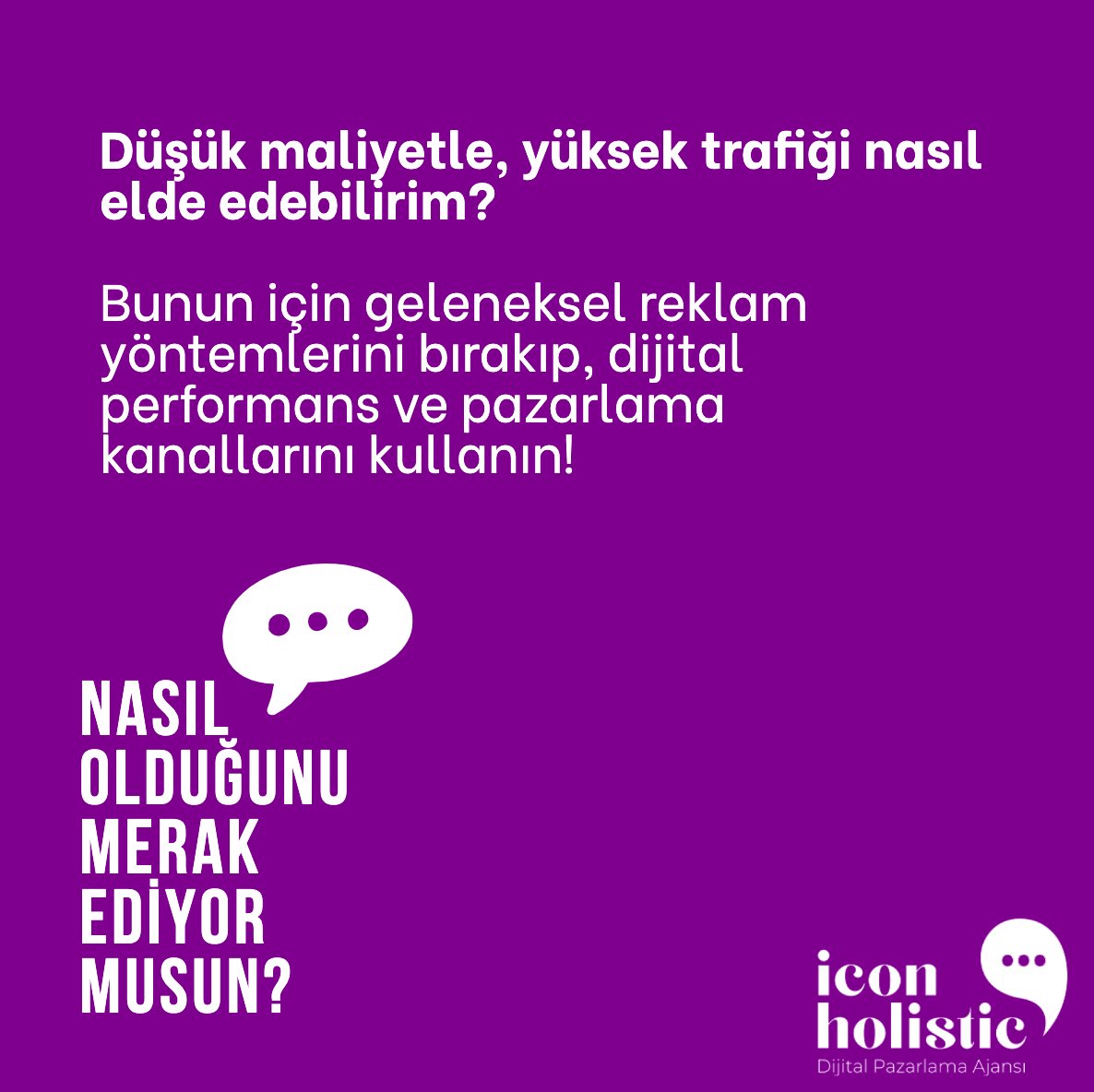 IconHolistic's tweet photo. Düşük maliyetle, yüksek trafiği nasıl elde edebilirim?

Bunun için geleneksel reklam yöntemlerini bırakıp, 
dijital performans ve pazarlama kanallarını kullanın!

Nasıl olduğunu merak ediyor musun?

#iconholistic #türkiye #dijitalpazarlama #dijitalperformans #reklamcı #agency https://t.co/iQbVDy6lbK