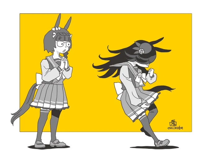 「ライス、八分音符運ぶね……」 