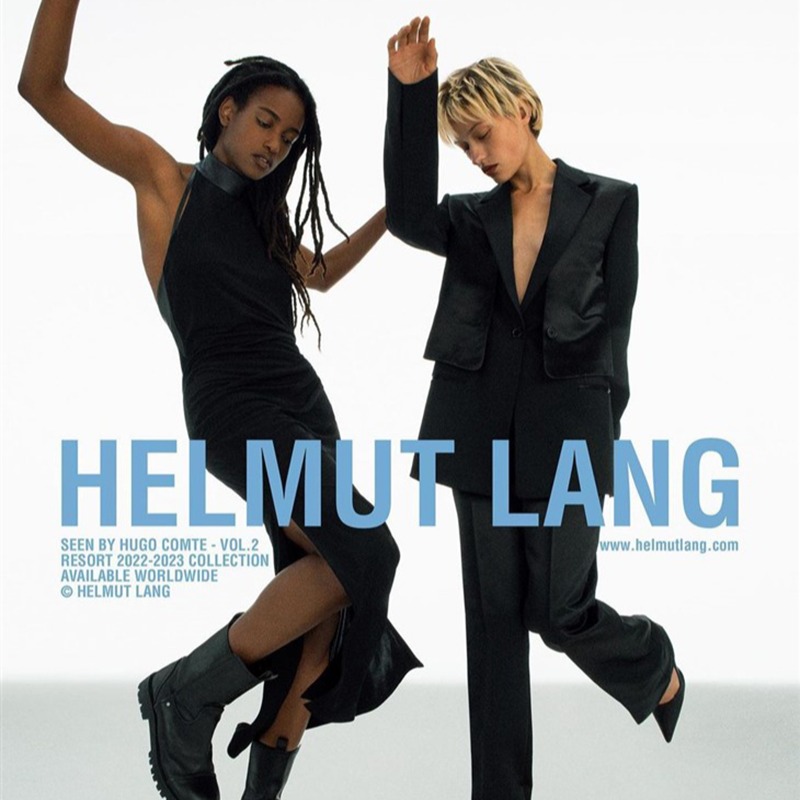 designscene's tweet photo. Photographer #HugoComte teams up with #EbonyFrancisco and #SashaAsh for #HelmutLang’s latest campaign
