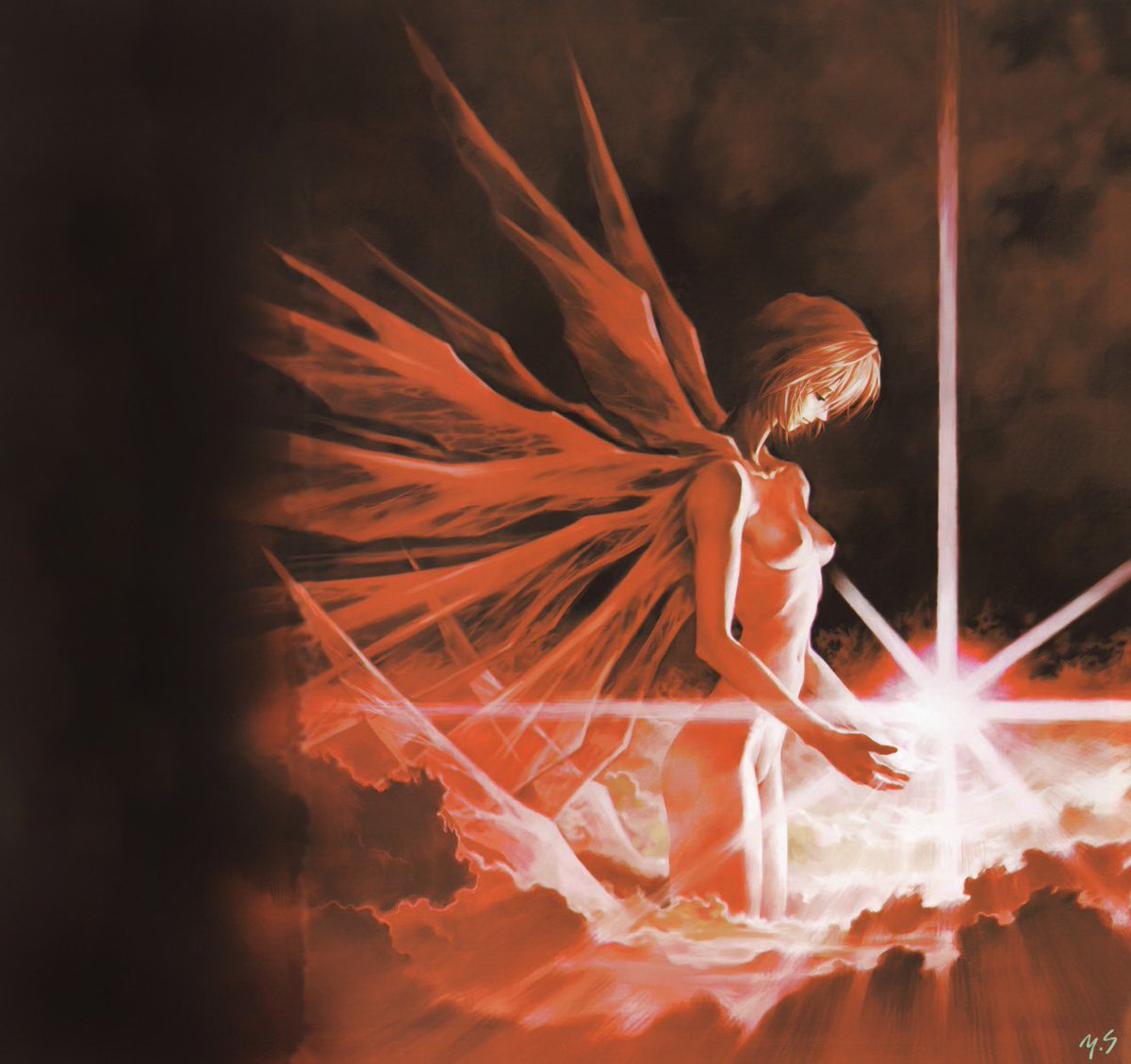 _Shimazaki_'s tweet photo. Thread sur l’art de Sadamoto dans Evangelion https://t.co/ab9uvWXvKi