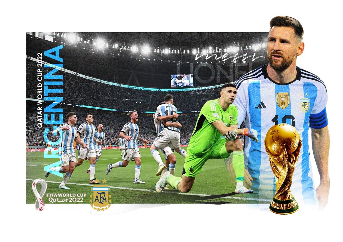 simildethan's tweet image. Champion 🏆 Argentina 
Messi and his team 
Worldcup 2022 Qatar

@ArgentinaMFA @afa @FIFAcom @FIFAWorldCup @Argentina #sports #design #Messi𓃵 #ArgentinaVsFrance #Qatar2022 #Messi