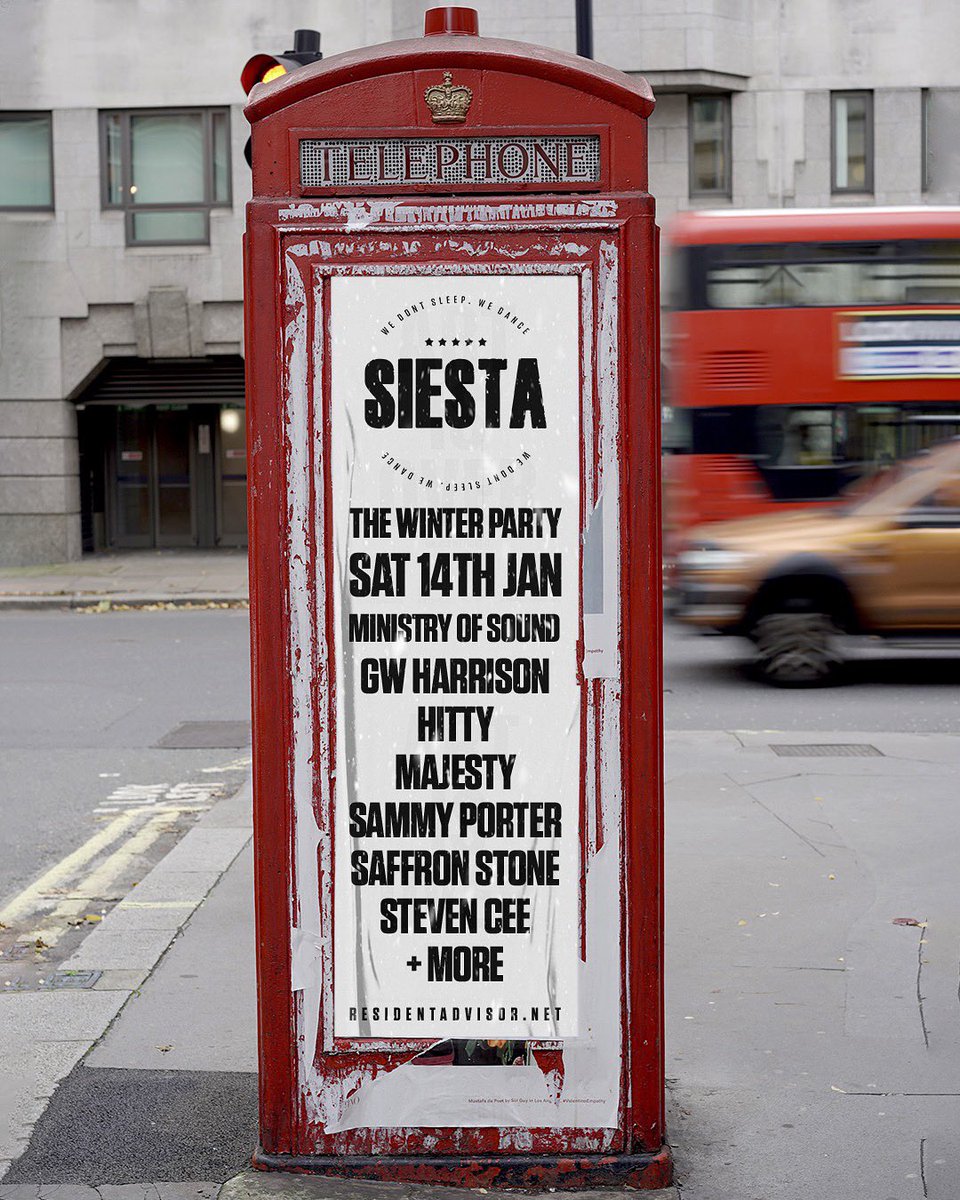 Keep warm this winter by dancing with us in <a href="/Ministry_Club/">Ministry of Sound Club</a> on Sat 14th January ❄️💃🕺

The lineup for this one is next level 🔥

Book now 👉 ra.co/events/1620202