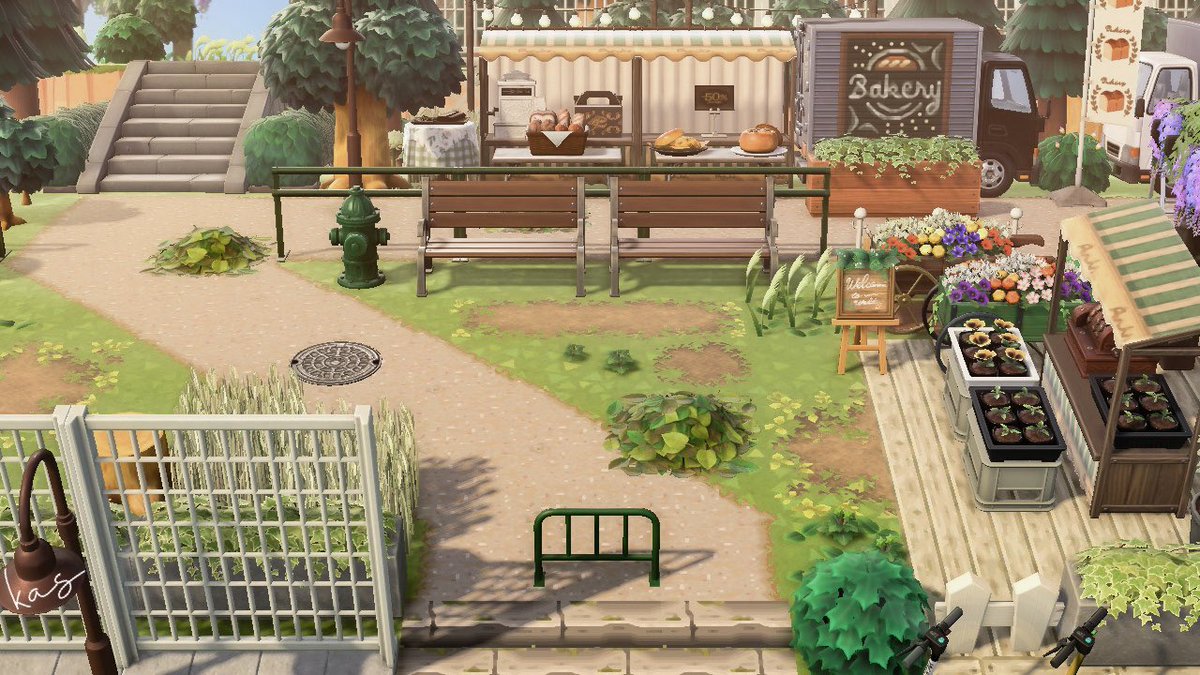 morimori_kas's tweet photo. 公園横の移動販売車🚚

#acnh #AnimalCrossing #あつ森 https://t.co/8vHRZ2saUu