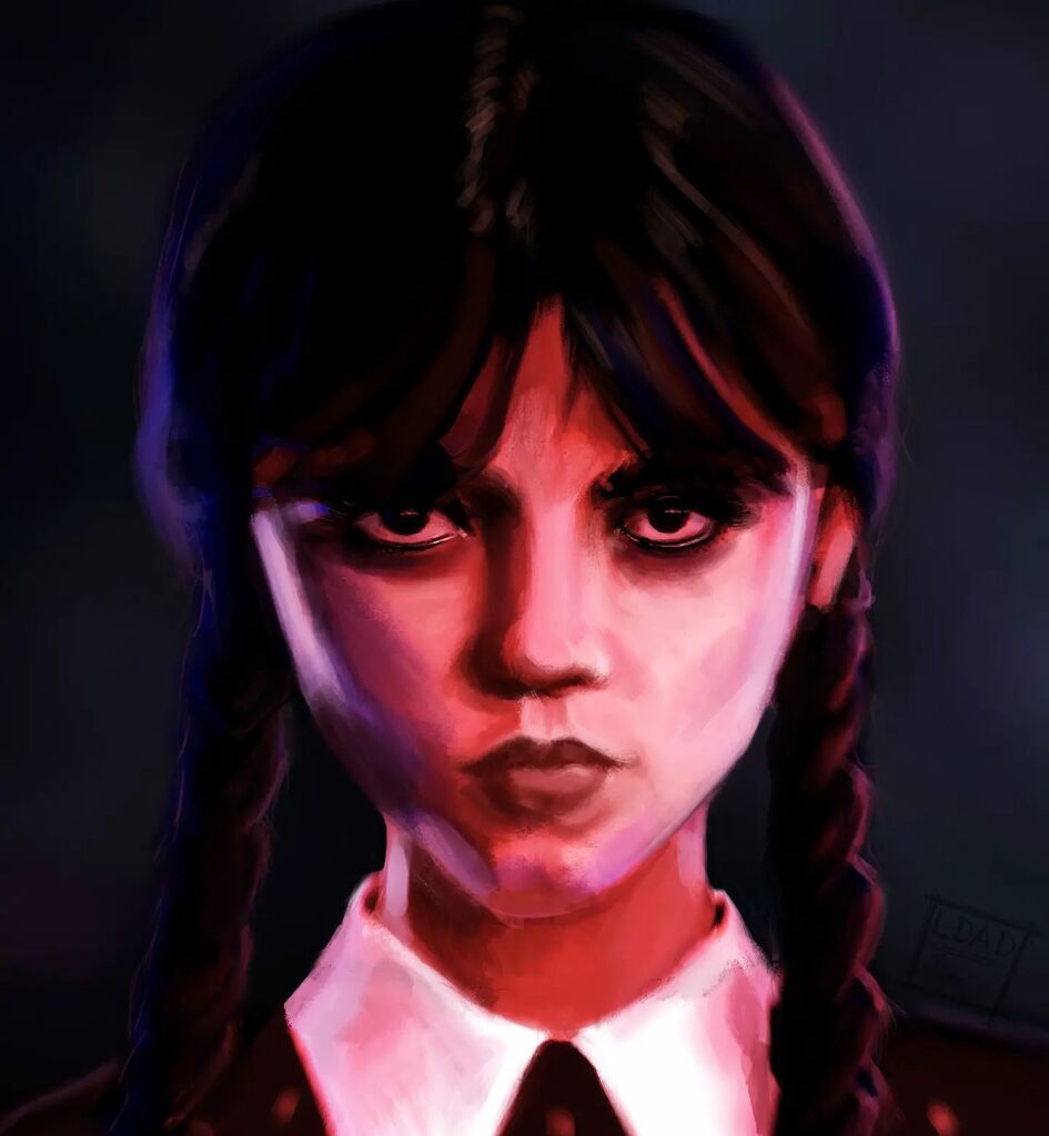WIP - request for a #wenesdayaddams still working on it but thoughtbi would share anyway. #artistsoninstagram #artistontwitter #digitalart #wednesday instagr.am/p/CmWPxFCNAq7/