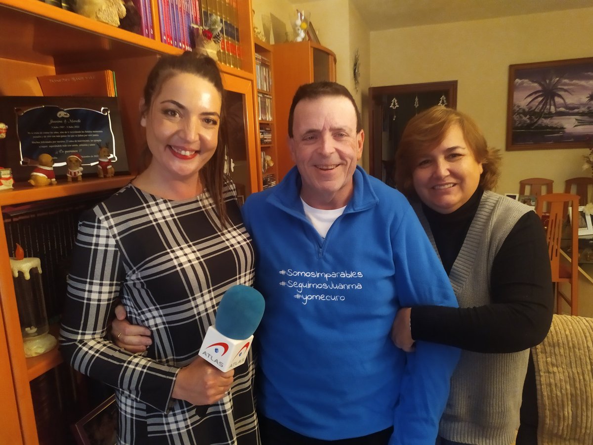 Hoy salgo en el informativo de Telecinco de las 15:00.
Me acaban de entrevistar ahora en casa.
Gracias por la entrevista, Rocío y Paco.
Y a mi <a href="/merchidelgado/">Mercedes Delgado</a> también.
A seguir viviendo...
#SomosImparables
#SeguimosJuanma
#yomecuro