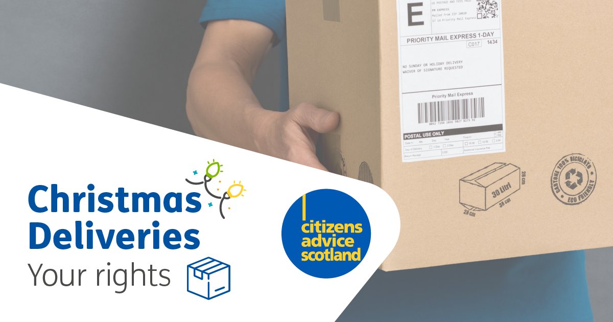 CitAdviceScot's tweet photo. 🎁  Last minute Christmas shopping ?
We want to help you be a #SafeShopper online
🔎 Understand your consumer rights 👉 https://t.co/sKbmDrhnlv https://t.co/PbCMX479o5
