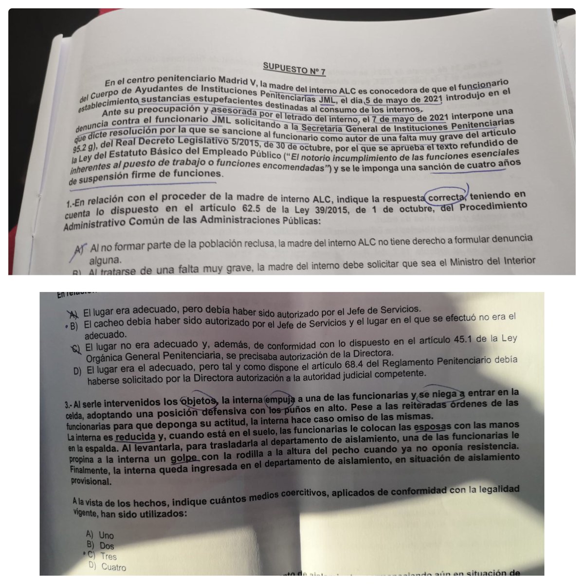 📃 CONDENA en firme del DESPRECIO de <a href="/IIPPGob/">Instituciones Penitenciarias</a> a sus Funcionarios ayer en el Ex de Oposición

Supuestos REALES:

👉🏼 Sub de Seg simulando delitos
👉🏼 Dtor acusando hechos falsos a funcionarios (con ingreso en prisión)
👉🏼 Atico gratis hija de Alto Cargo en SGIP

Orgullosos de Ntros‼️