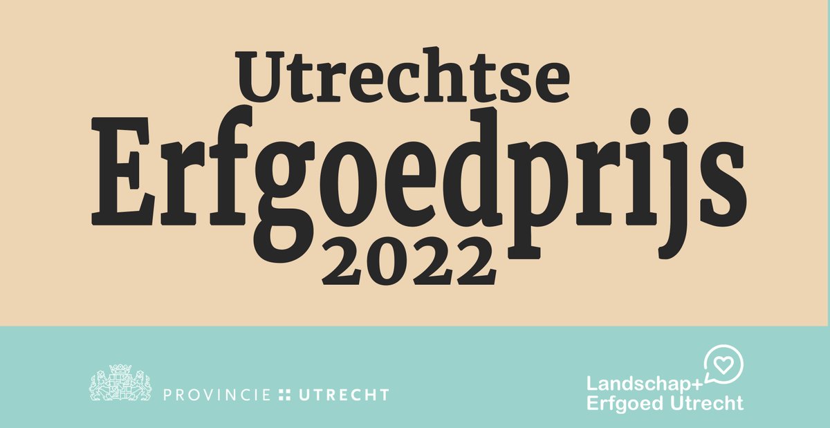 LandschErfgoed's tweet image. Wie o wie wint de Utrechtse Erfgoedprijs 2022? Vanmiddag om twee uur maakt de jury de winnaar bekend!

#erfgoedprijs #Utrechtseerfgoedprijs