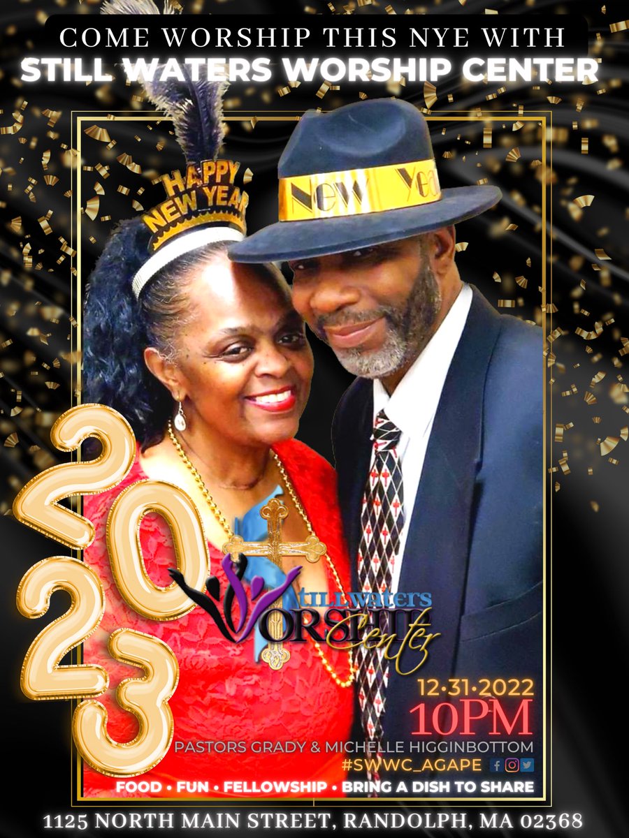 SWWC_Agape's tweet photo. #NYE2022 Join us at #StillWaters! #SWWC_AGAPE https://t.co/DhqfkQZ3wN