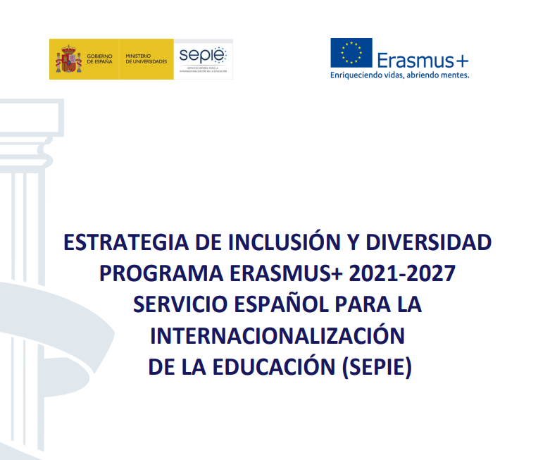 sepiegob's tweet photo. La inclusión y la diversidad es uno de los pilares del renovado programa #ErasmusPlus 2021-2027 y lo tenemos muy en cuenta. En Erasmus+ contamos con todos y existen oportunidades para todo tipo de personas y entornos.

Accede a la estrategia de inclusión: https://t.co/jpbQuCwjrZ https://t.co/yaNByrUPRA