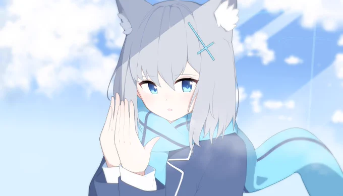いつもと少し絵柄を変えて #ブルアカ 