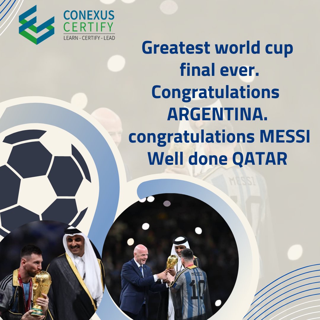 conexuscompany's tweet photo. #Qatar2022
#FIFAWorldCup2022
#WorldCupFinal
#Argentina
#Messi https://t.co/3ka4iVT8lm