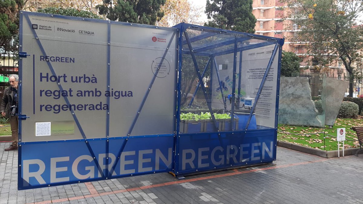 CETAQUA's tweet photo. 📢 Podrás encontrar el proyecto piloto de #innovación #REGREEN, que demuestra el potencial que tiene el #aguaregenerada en el ámbito urbano, en la Escuela Industrial de Barcelona 📍 hasta el 23/12.
Hoy, celebramos su inauguración junto a @aiguesbcnclient y @diba. 👏 https://t.co/M6okHTDccm