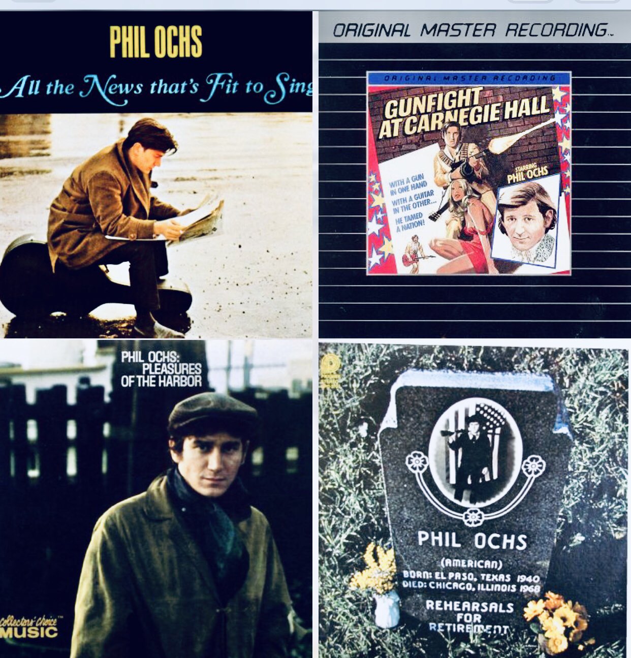Happy birthday, Phil Ochs (Dec. 19, 1940 - April 9, 1976). 