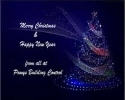 There will be limited office cover from Thursday 22nd  to Friday 30th December
Merry Christmas &amp; a Happy New Year From all at Powys Building Control 

🎅🎄🎅🎄🎅🎄🎅🎄🎅🎄🎅🎄🎅