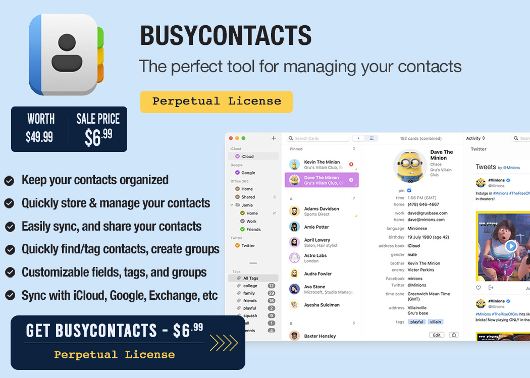 BundleHunt's tweet image. Don&apos;t miss out BusyContacts&apos;s Big Discount! - bundlehunt.com/bundle/2022-ho…
#busycontacts #mac_bundle #app_sale