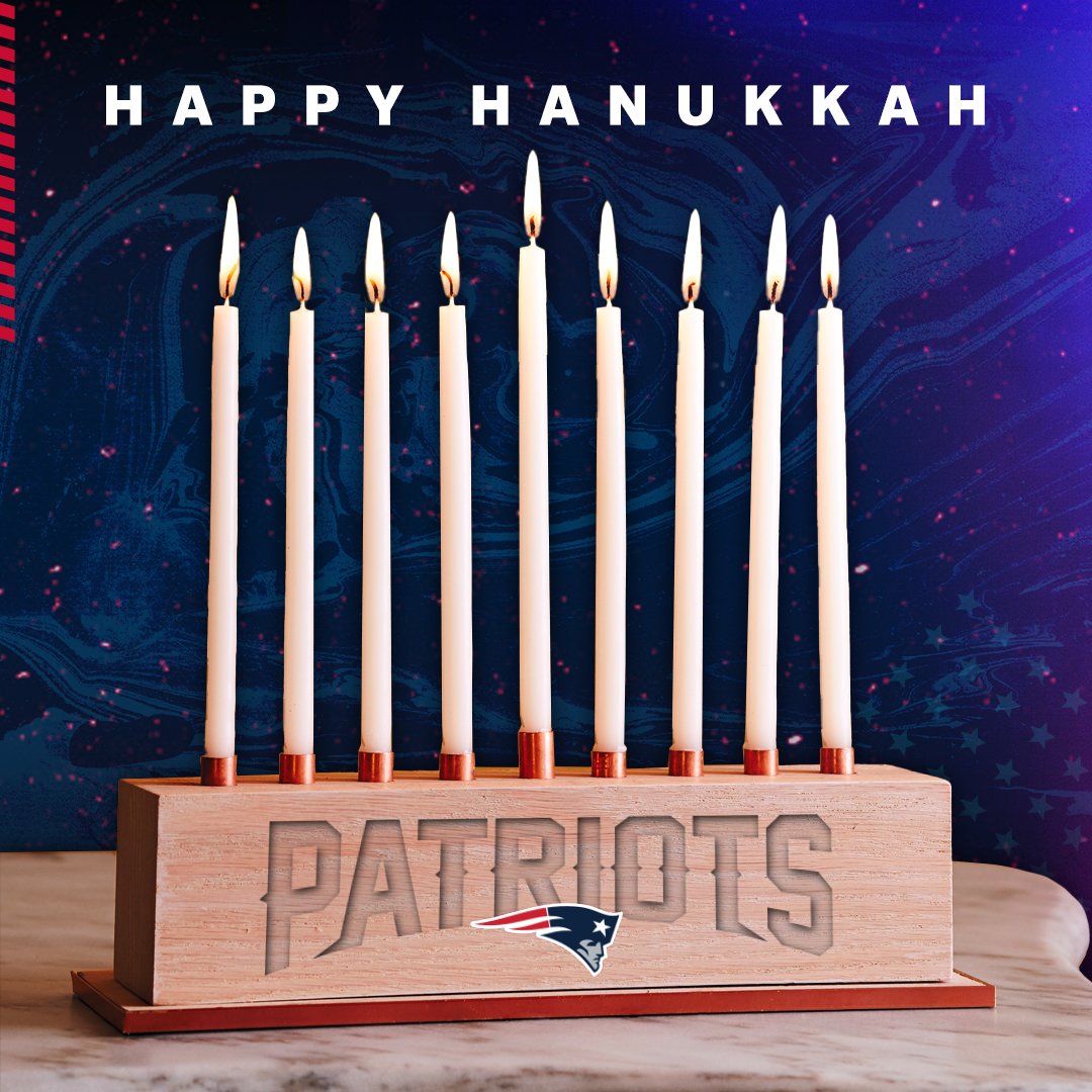 Happy Hanukkah, Patriots Nation!