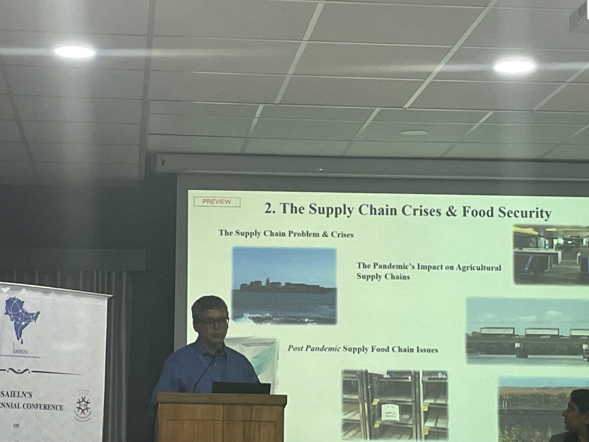 LChoukroune's tweet image. Prof Colin Picker addressing #SupplyChain issues’ impact on #FoodSecurity ⁦@SaielnIndia⁩ - a question implying ⁦@DC_UoP⁩ political choices themselves impacting #Labour #HumanRights