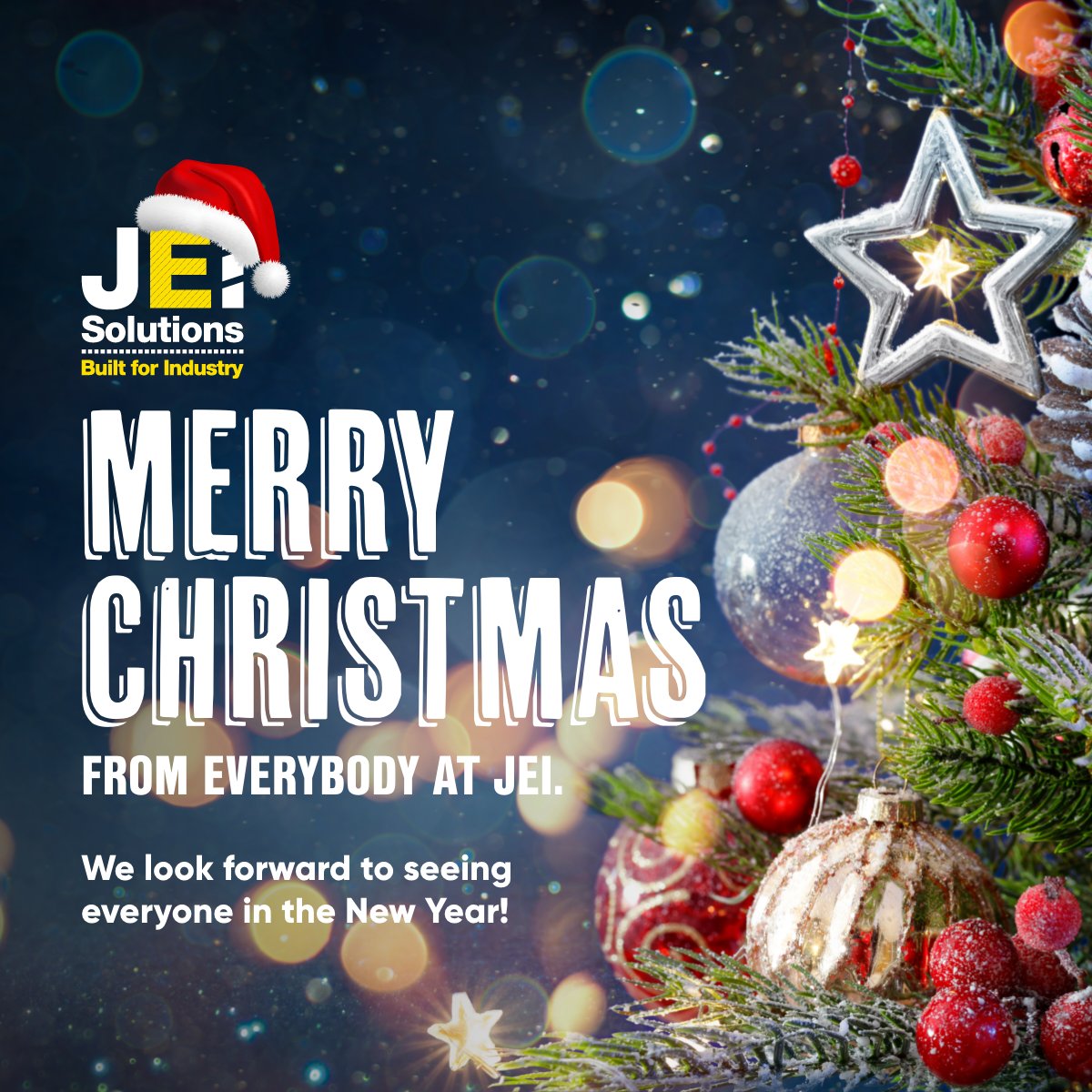 JEISOLUTIONS's tweet photo. Wishing all celebrating a very Merry Christmas! We hope you have the most wonderful day ahead, from all of us at JEI. https://t.co/HQYv6pIWds